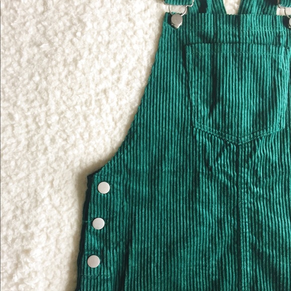 Forever 21 Jade Green Overall Jumper Dress - Picture 5 of 8